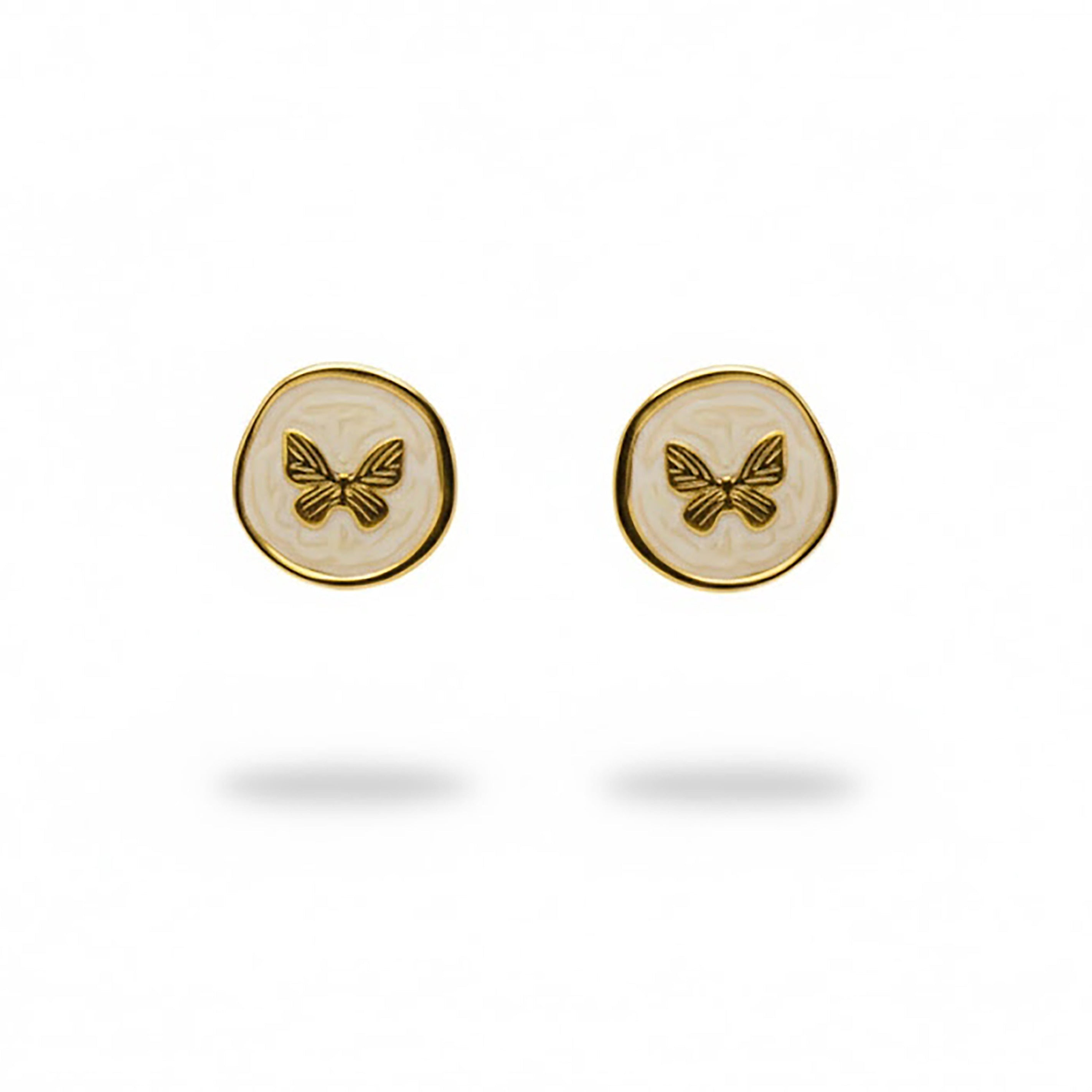 The Butterfly Enamel Studs