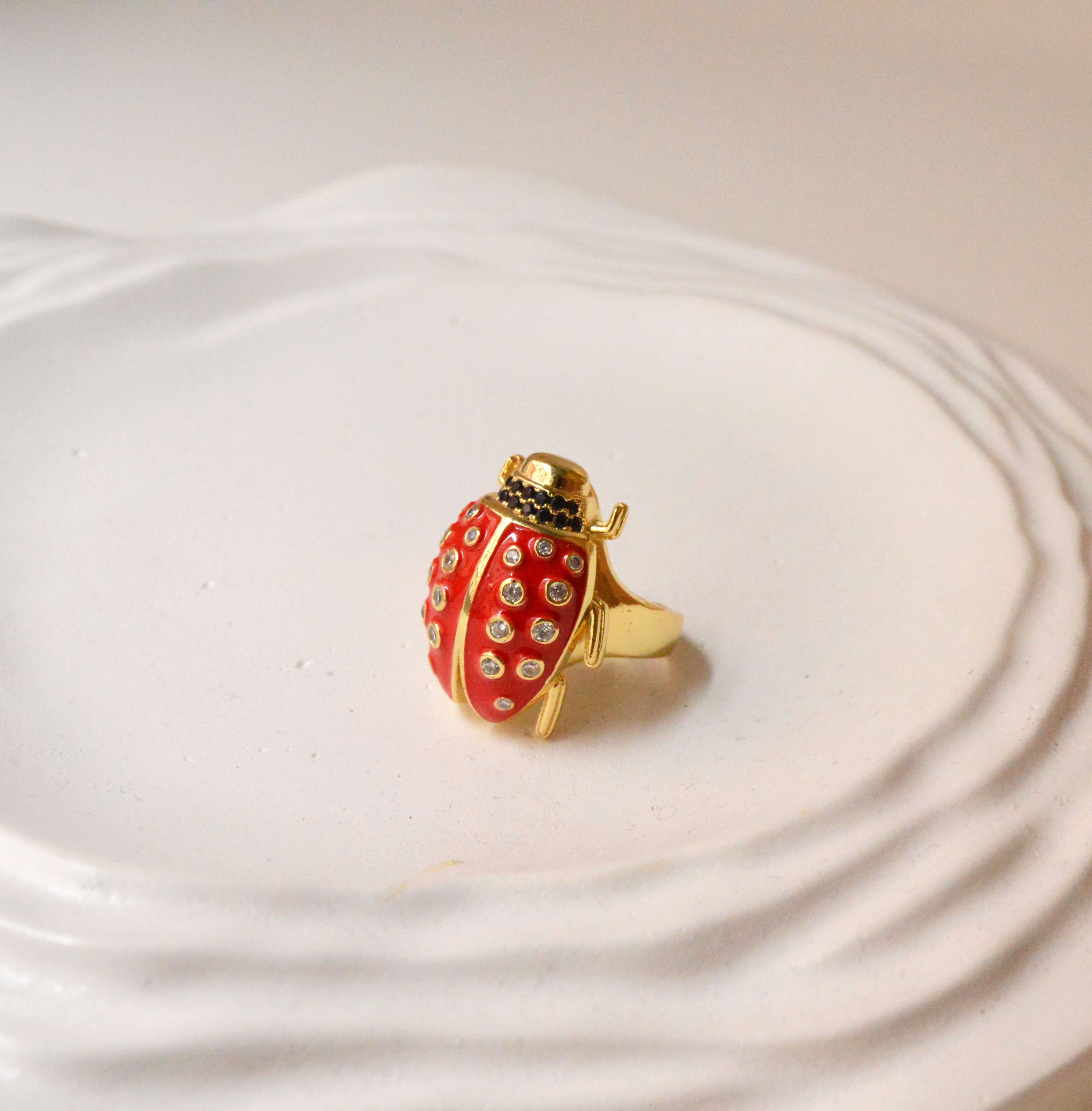 Lady Bug Ring