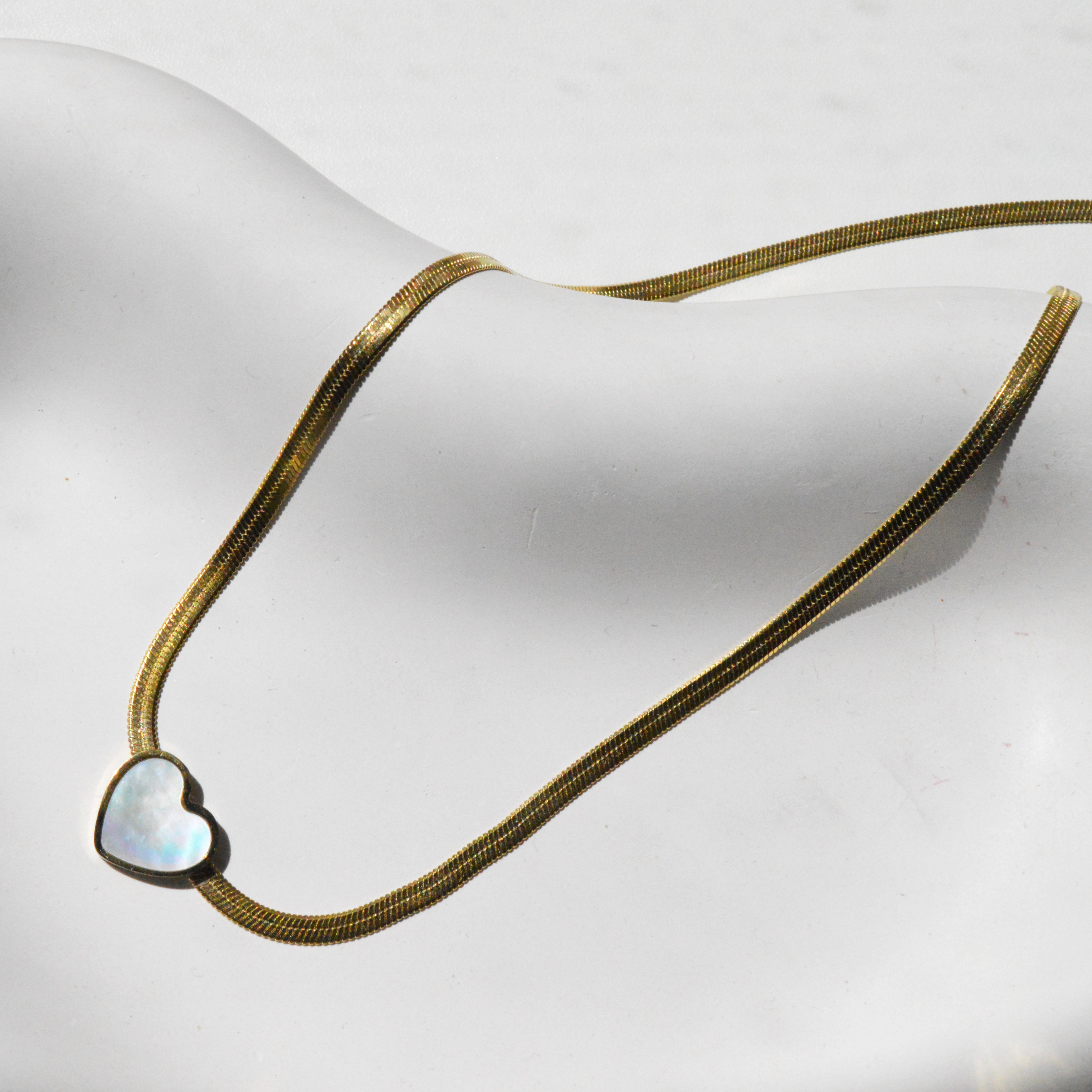 Opaline Heart Pendant