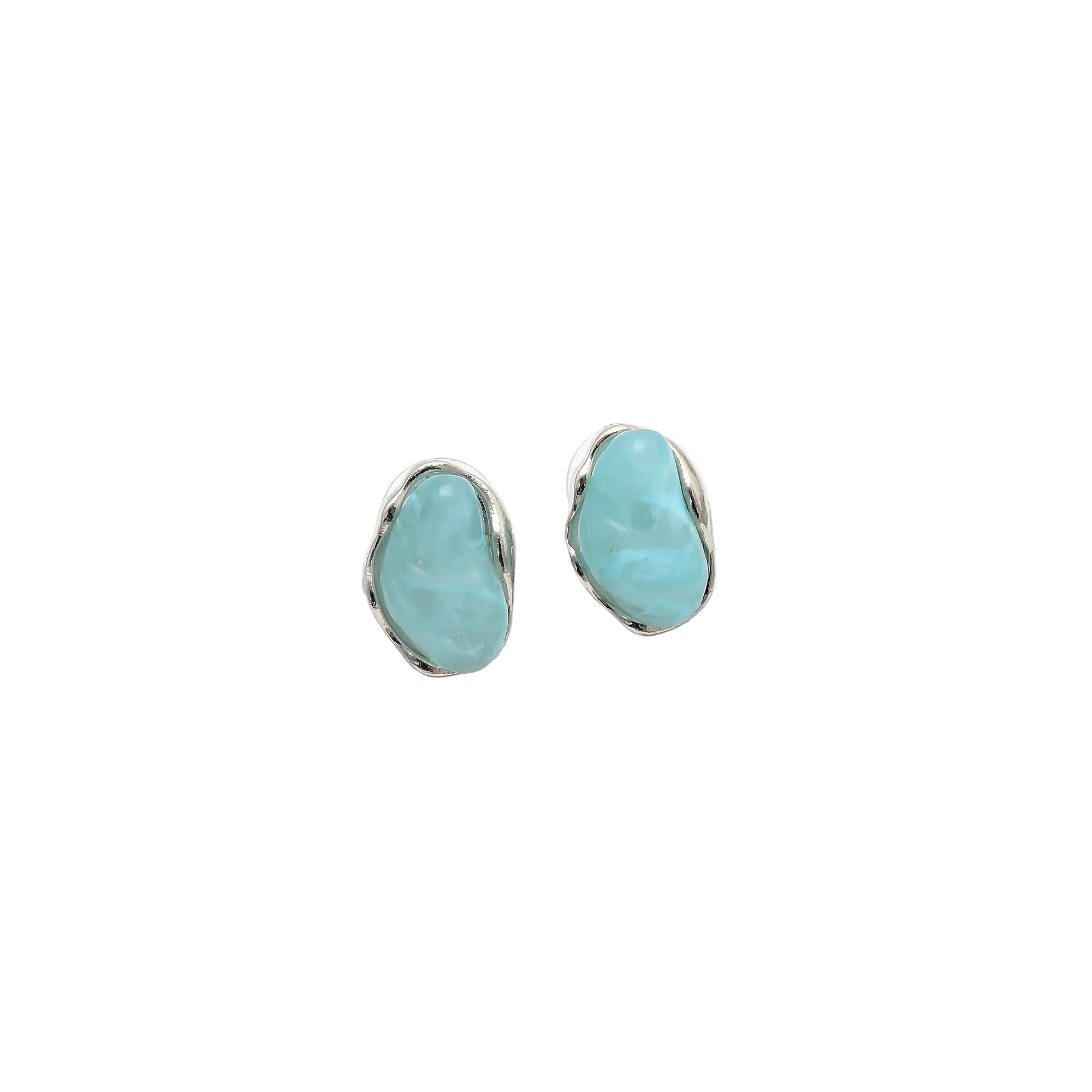 Lagoon Organic Stud Earrings