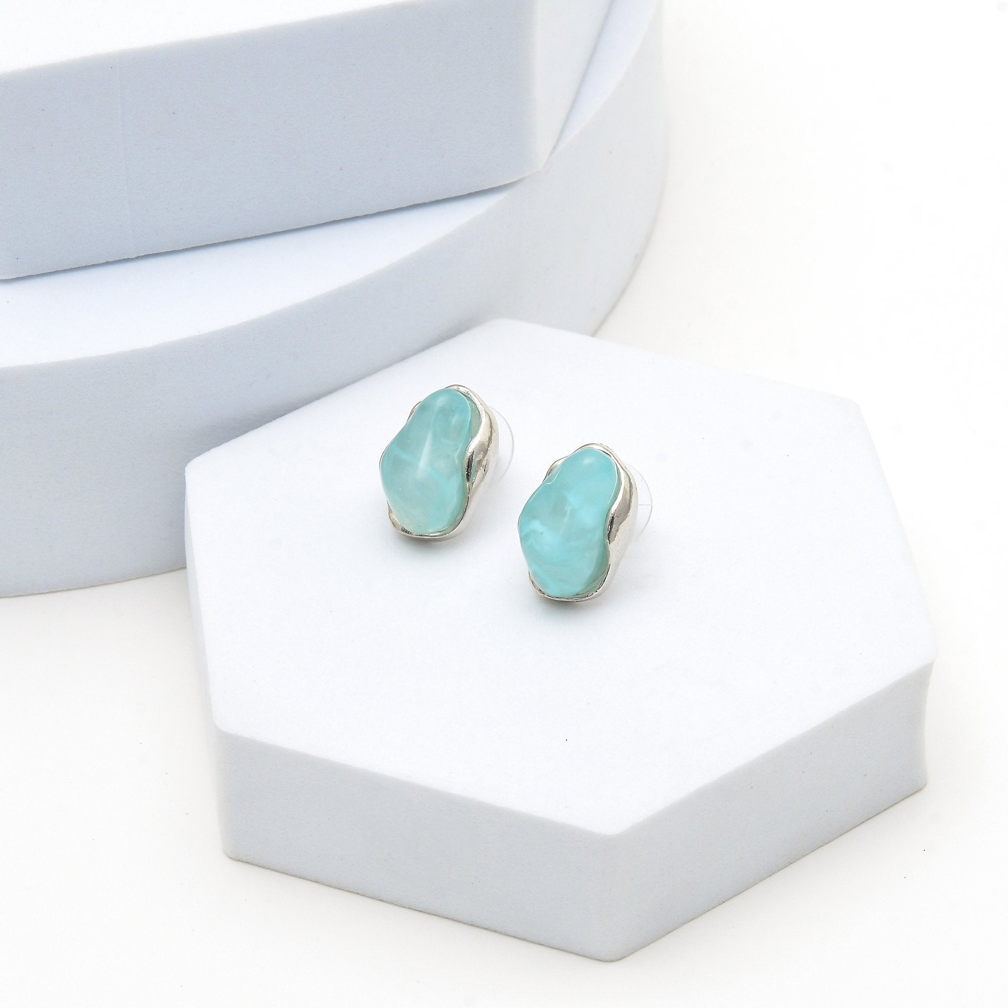 Lagoon Organic Stud Earrings