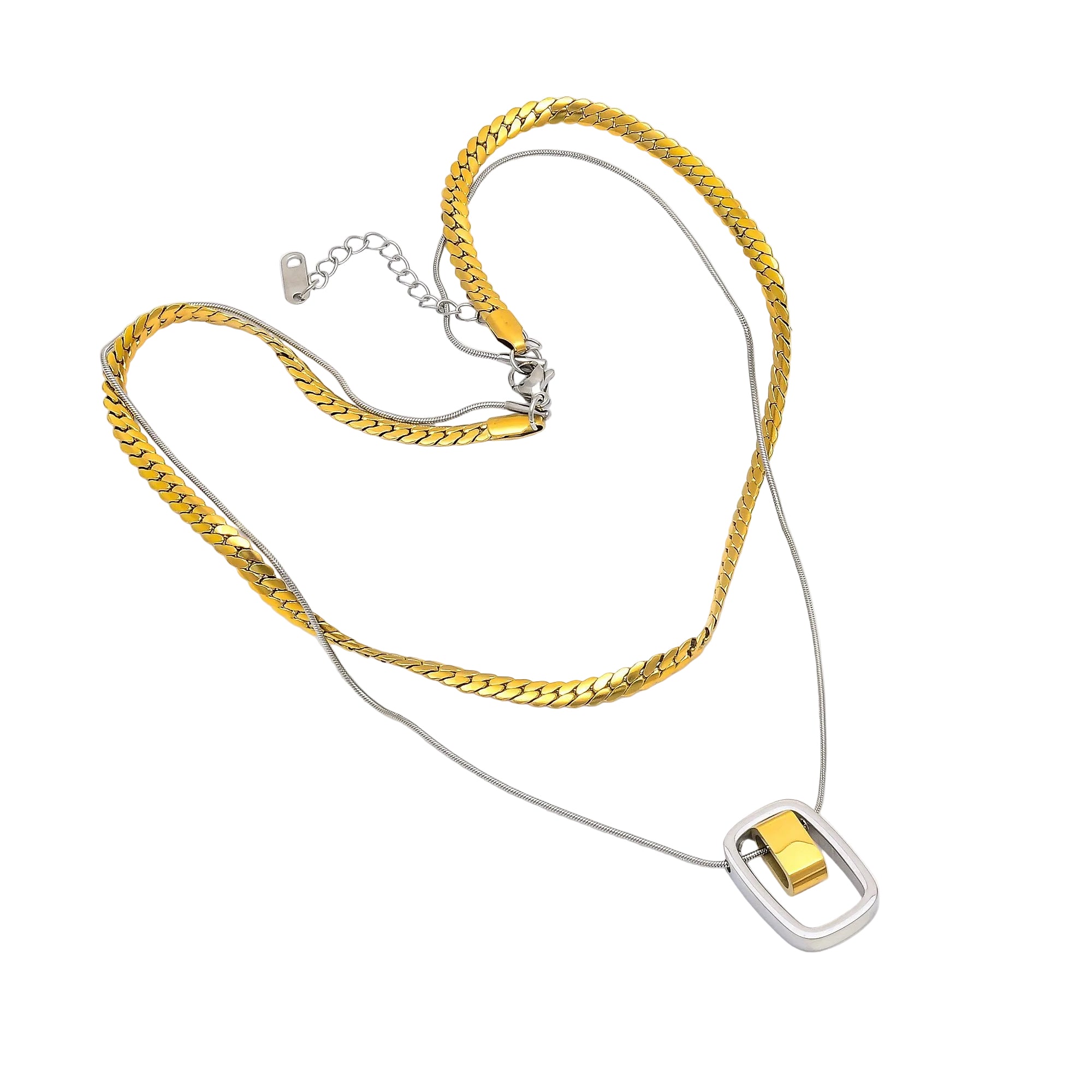 Interstellar Dual Chain Pendant