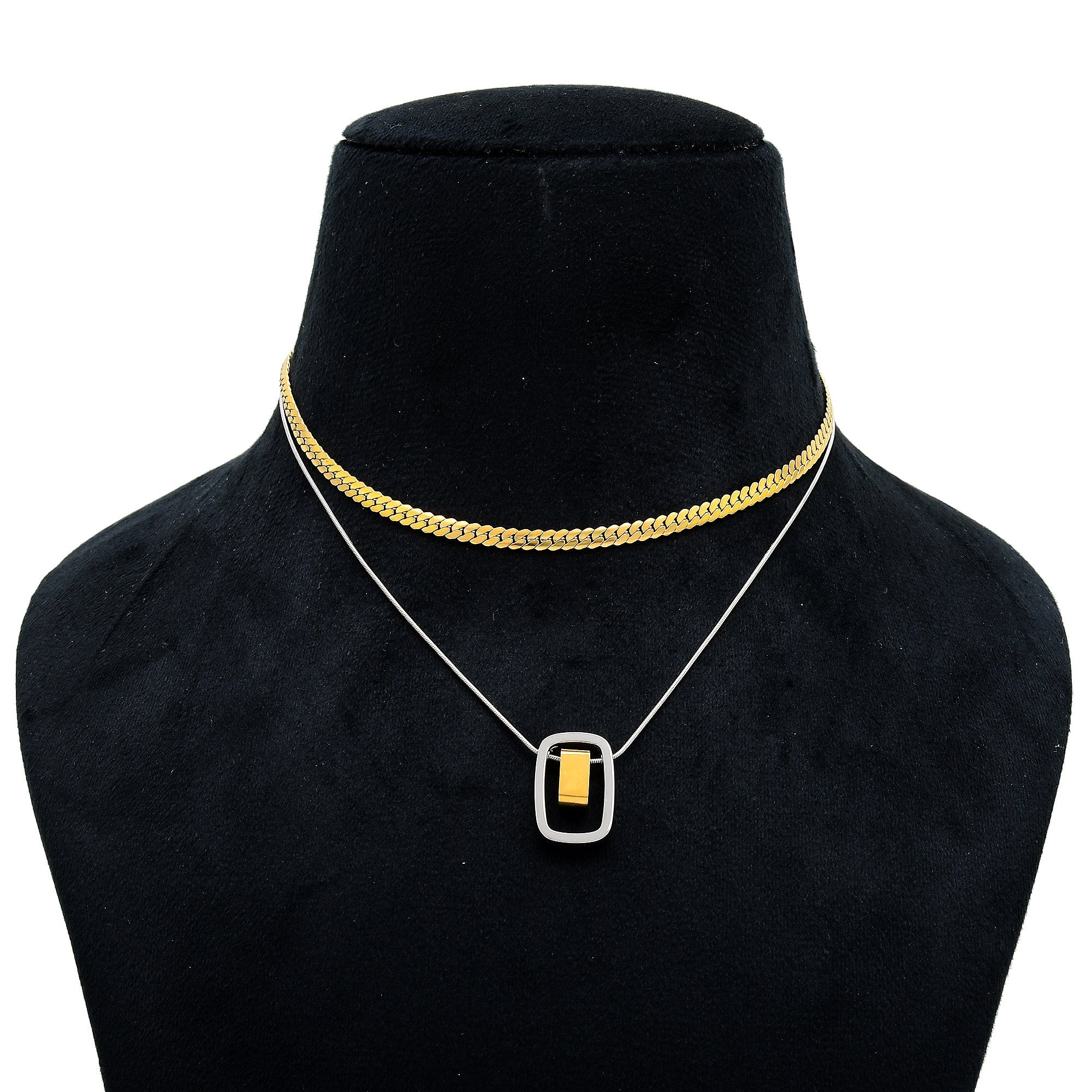 Interstellar Dual Chain Pendant
