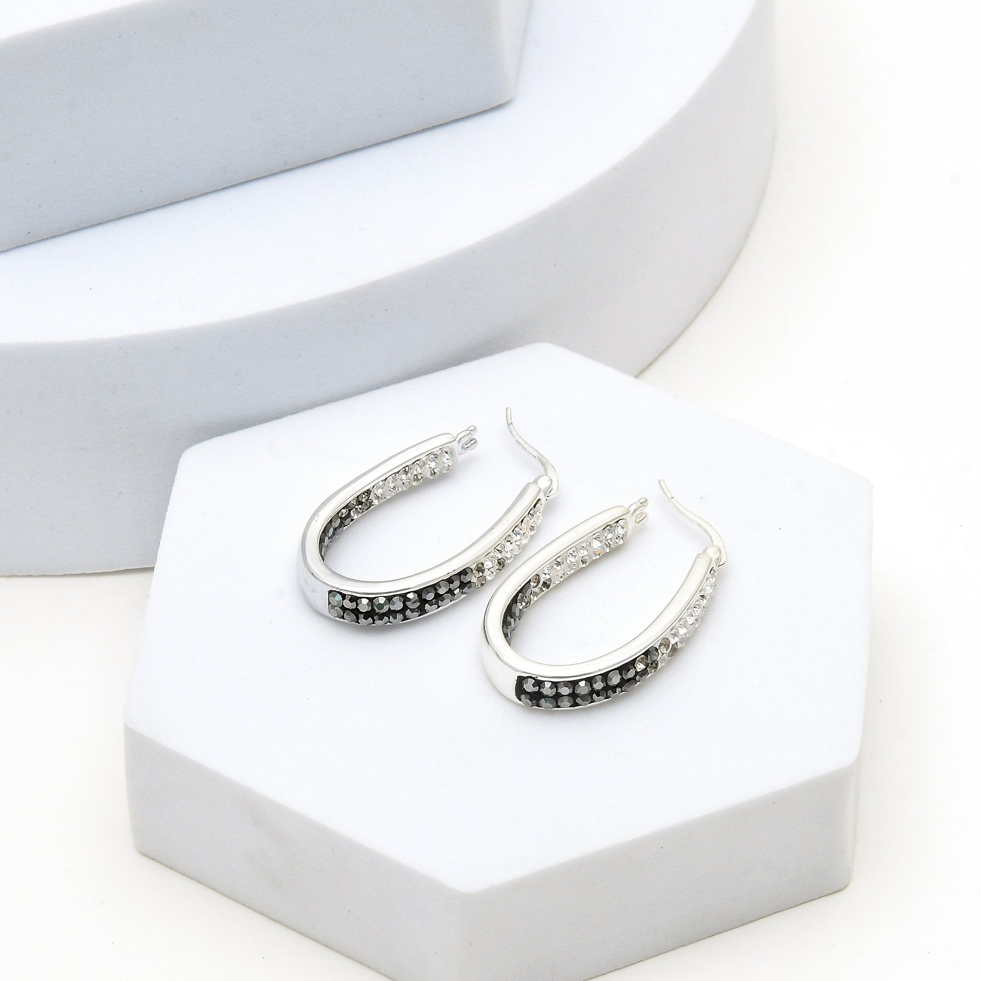 Noir Ombre Hoops