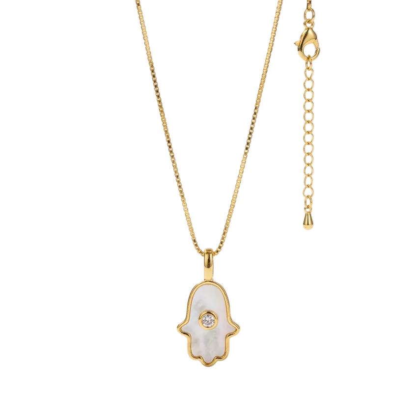 Halo Hamsa Pendant