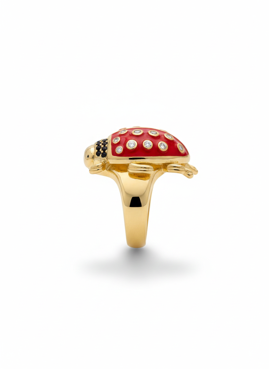 Lady Bug Ring