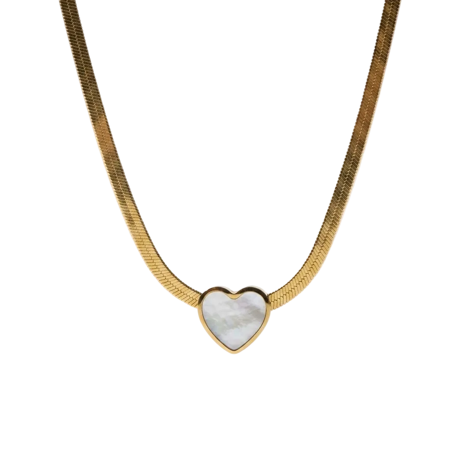 Opaline Heart Pendant