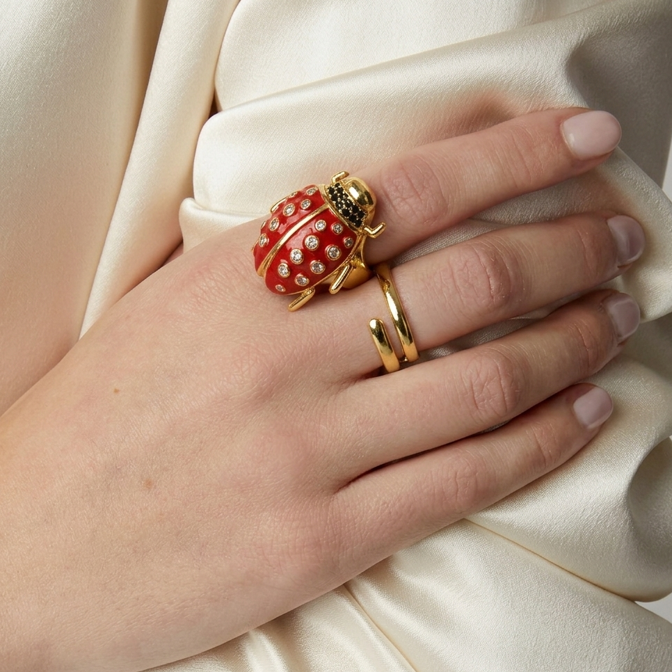 Lady Bug Ring