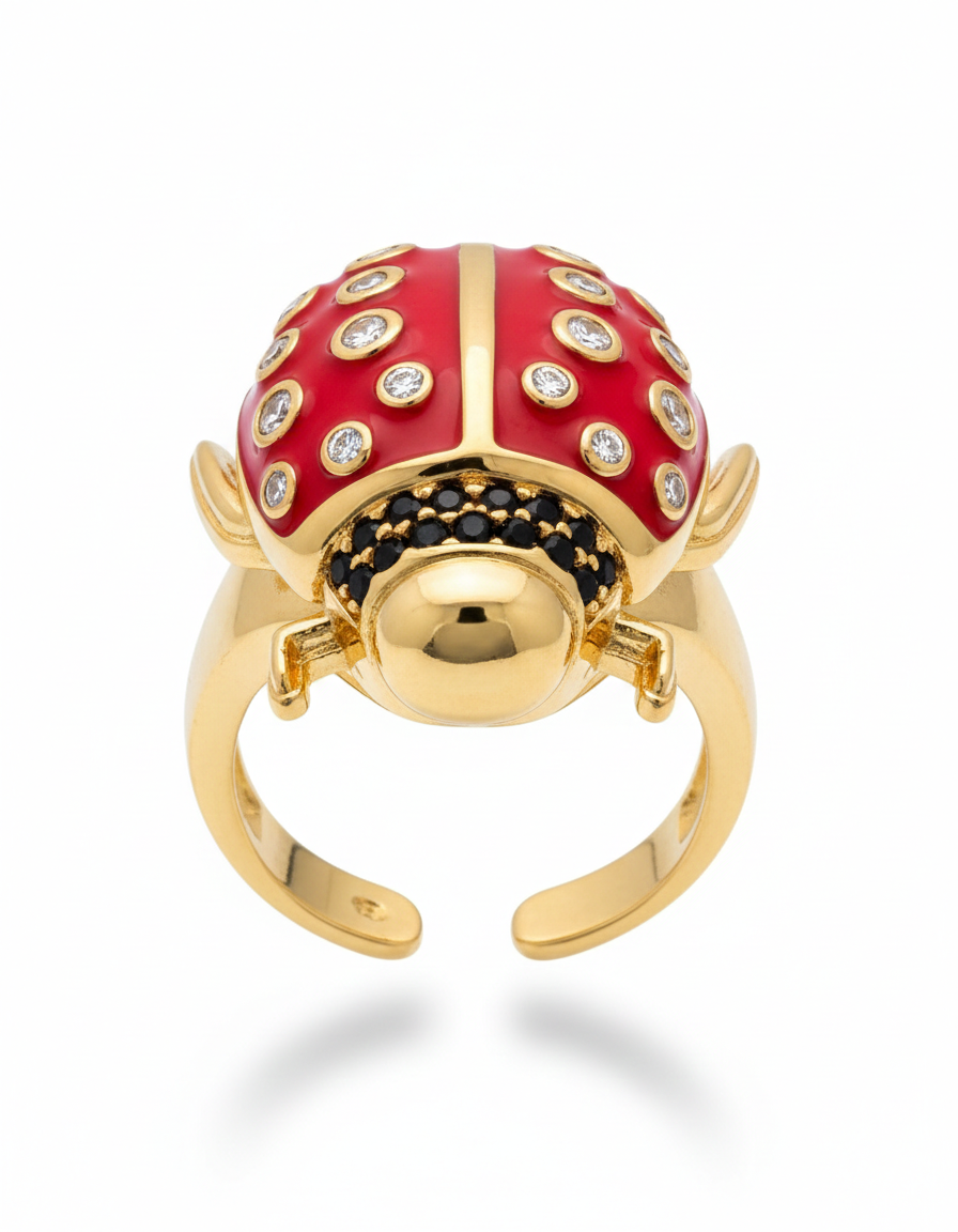 Lady Bug Ring