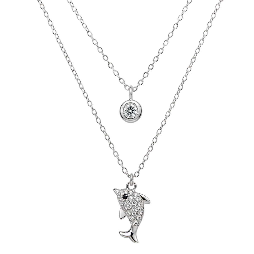 Minimal stainless steel NEXA stack chain necklace for everyday layering
Lightweight hypoallergenic chain in polished silver finish