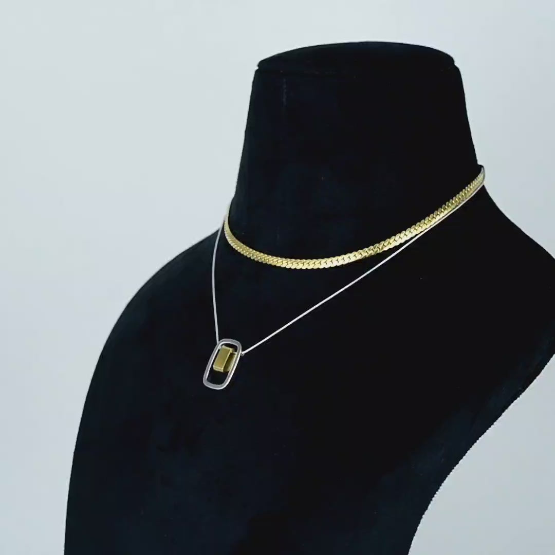 Interstellar Dual Chain Pendant