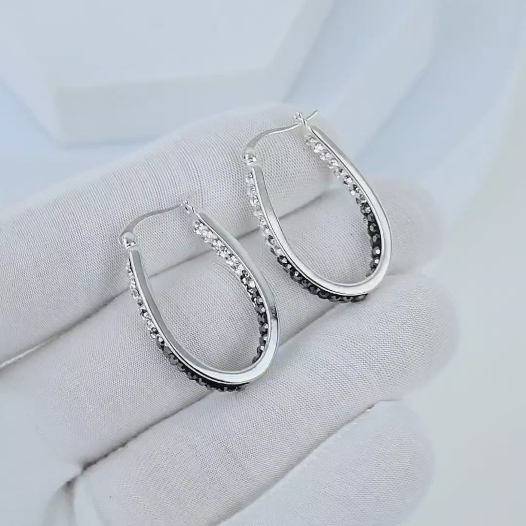 Noir Ombre Hoops